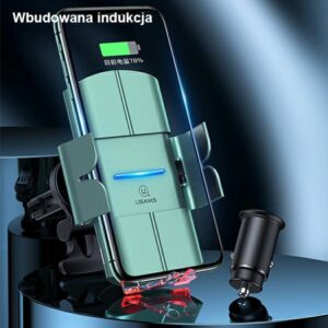 USAMS Inductive Holder US-CD133 10W Automatic for Ventilation Grille juodos spalvos CD133ZJ01 - Image 5