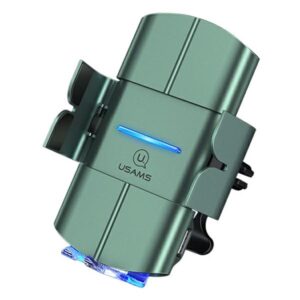 USAMS Inductive Holder US-CD133 10W Automatic for Ventilation Grille žalios spalvos CD133ZJ02