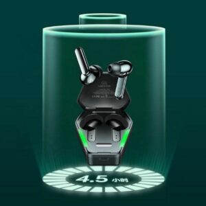 USAMS Bluetooth 5.0 TWS JYseries Gaming ausinės wireless juodos spalvos BHUJY01 - Image 3