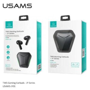USAMS Bluetooth 5.0 TWS JYseries Gaming ausinės wireless juodos spalvos BHUJY01 - Image 4