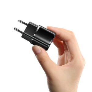 USAMS Laidinis įkroviklis 1xUSB-C T36 mini 20W (only head) PD3.0 Fast Charging juodos spalvos CC124TC01 (US-CC12) - Image 4