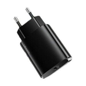 USAMS Laidinis įkroviklis 1xUSB-C T39 20W (only head) PD3.0 Fast Charging juodos spalvos CC131TC01 (US-CC131) - Image 1