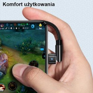 USAMS Braided Rotating Kabelis U60 2A microUSB žalios spalvos 1m SJ478USB02 (US-SJ478) - Image 6
