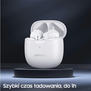 USAMS Bluetooth 5.0 TWS IAseries Belaidės Ausinės juodos spalvos BHUIA01 (US-IA04) - Image 7