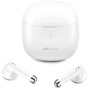 USAMS Bluetooth 5.0 TWS IA series Belaidės Ausinės baltos spalvos BHUIA02 (US-IA04) - Image 1