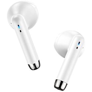 USAMS Bluetooth 5.0 TWS IA series Belaidės Ausinės baltos spalvos BHUIA02 (US-IA04) - Image 2