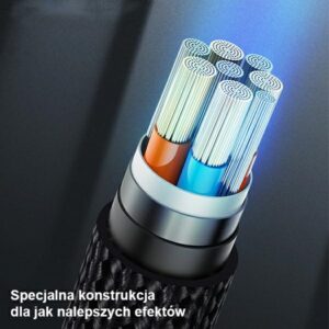 USAMS Braided Kabelis U55 2A micro USB 1pc for set U55 žalios spalvos 1m SJ450USBSG02 (US-SJ450) - Image 3