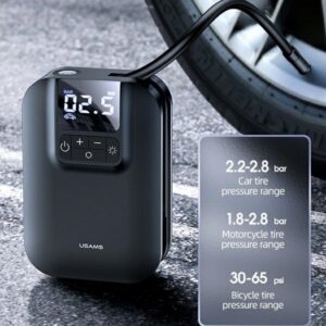 USAMS Mini Pump US-ZB215 Air Car Pump 5000mAh CQBZB21501 - Image 2