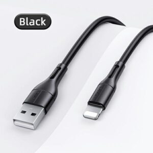 USAMS U68 Lightning 2A Fast Charge 1m juodos spalvos SJ500USB01 (US-SJ500) - Image 9