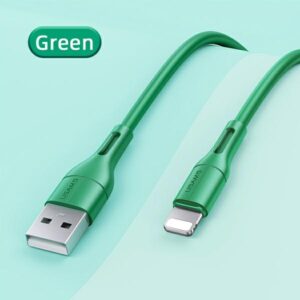 USAMS U68 Lightning 2A Fast Charge 1m green SJ500USB04 (US-SJ500) - Image 9