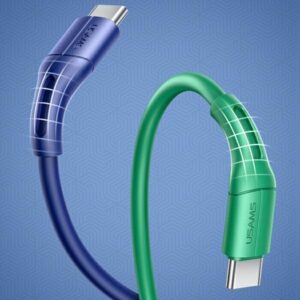 USAMS U68 USB-C 2A Fast Charge 1m blue SJ501USB03 (US-SJ501) - Image 6