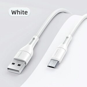 USAMS U68 microUSB 2A Fast Charge 1m baltos spalvos SJ502USB02 (US-SJ502) - Image 9