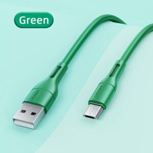USAMS U68 microUSB 2A Fast Charge 1m žalios spalvos SJ502USB04 (US-SJ502) - Image 9