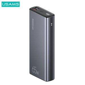 USAMS Powerbank PB59 30000mAh 65W 2xQC3.0 + PD Fast Charge juodos spalvos CMXLOGTC01 (US-CD165) + U cable - Image 2