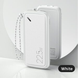 USAMS Powerbank PB56 10000mAh 22.5W 2xQC3.0 + PD Fast Charge baltos spalvos 10KCD15102 (US-CD151) - Image 8