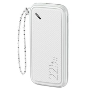 USAMS Powerbank PB56 10000mAh 22.5W 2xQC3.0 + PD Fast Charge baltos spalvos 10KCD15102 (US-CD151) - Image 1