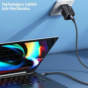 USAMS Laidinis įkroviklis 1xUSB-C T45 mini 30W (only head) PD3.0 Fast Charging juodos spalvos CC148TC01 (US-CC14) - Image 8