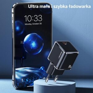 USAMS Laidinis įkroviklis 1xUSB-C T45 mini 30W (only head) PD3.0 Fast Charging baltos spalvos CC148TC02 (US-CC148) - Image 2