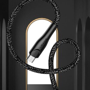 USAMS braided kabelis U41 microUSB 3m 2A red SJ399USB02 (US-SJ399) Fast Charge - Image 5