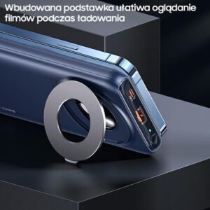 USAMS power bank PB62 10000mAh 20W QC3.0+PD magnetic wireless Fast Charge black 10KCD17101 (US-CD171 - Image 4