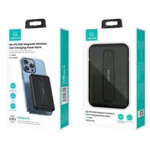 USAMS power bank PB64 10000mAh 20W QC3.0+PD magnetic wireless Fast Charge black 10KCD17301 (US-CD173 - Image 10