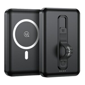 USAMS power bank PB64 10000mAh 20W QC3.0+PD magnetic wireless Fast Charge black 10KCD17301 (US-CD173 - Image 1