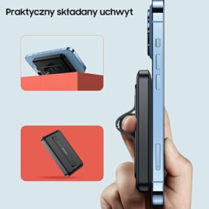 USAMS power bank PB64 10000mAh 20W QC3.0+PD magnetic wireless Fast Charge black 10KCD17301 (US-CD173 - Image 5