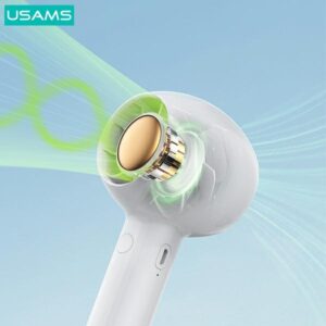USAMS rankinis ventiliatorius Mini 1200mAh Candy Series rožinės spalvos ZB251FS02 (US-ZB251) - Image 3