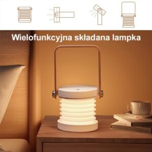 USAMS multifunctional night LED lamp baltos spalvos ZB249YH01 (US-ZB249) - Image 2