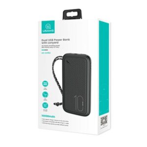 USAMS power bank PB56 10000mAh 2xUSB/USB-C/MicroUSB Fast Charge black 10KCD15001 (US-CD150) - Image 6