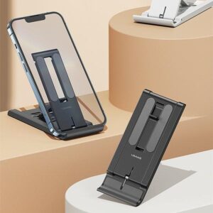 USAMS desktop holder skirtas phone/tablet juodos spalvos ZJ070ZJ01 (US-ZJ070) - Image 2