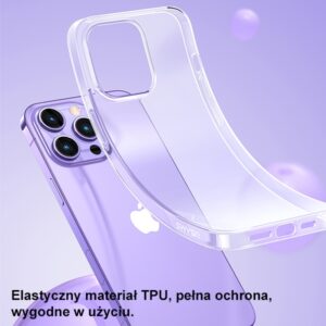 USAMS Primary dėklas Apple iPhone 14 Pro Max 6.7" skaidrus IP14PMYS01 (US-BH798) - Image 6