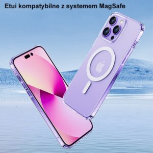 USAMS Ice Magnet dėklas Apple iPhone 14 Plus 15 Plus 6.7" skaidrus IP14MBC01 (US-BH801) - Image 2