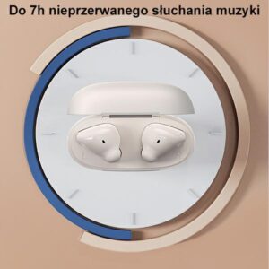 USAMS Bluetooth 5.3 TWS US14 Series dual mic belaidės ausinės mėlynos spalvos BHUUS03 - Image 8
