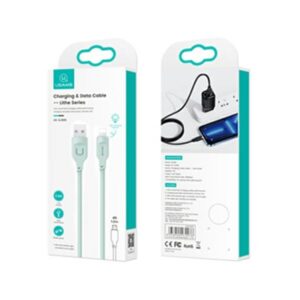 USAMS lightning kabelis 2.4A 1.2m Fast Charging Lithe Series green SJ565USB04 (US-SJ565) - Image 8
