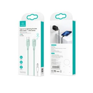 USAMS kabelis USB-C į Lightning 20W 1.2m PD Fast Charging Lithe Series green SJ566USB04 (US-SJ566) - Image 9