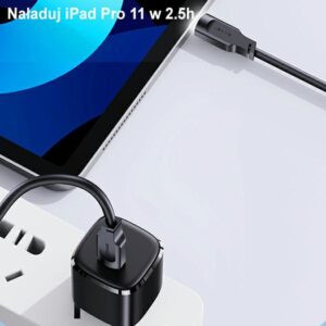 USAMS kabelis USB-C į USB-C 100W 1.2m Port Display Fast Charging Lithe Series žalios spalvos SJ567USB04 - Image 6