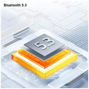 USAMS Bluetooth 5.3 TWS IA II Series belaidės ausinės violetinės spalvos BHUIAII03 (USAMS-IAII15) - Image 8