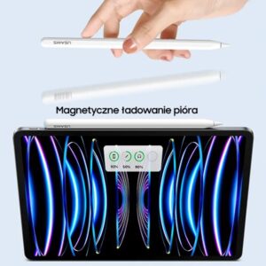 USAMS magnetic stylus Active Touch Sensitive Pen baltos spalvos ZB254DRB01 (US-ZB254) - Image 3