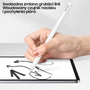 USAMS magnetic stylus Active Touch Sensitive Pen baltos spalvos ZB254DRB01 (US-ZB254) - Image 5
