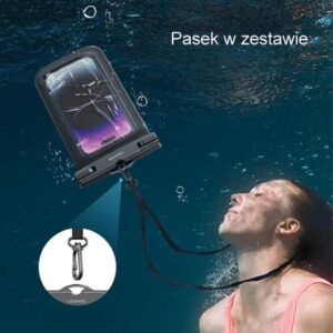 USAMS Waterproof Dėklas 6.7" IP68skaidrus FSD1203 (US-YD012) - Image 5