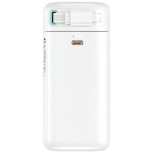 USAMS Power Bank with Retractable Lightning Cable 18000 mAh PD45W Fast Charge XMF Series black - Image 3