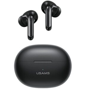 USAMS Bluetooth 5.3 Ausinės TWSX-Don Series Dual mic ENC belaidės juodos spalvos BHUXD01