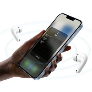 USAMS Bluetooth 5.3 Ausinės TWSX-Don Series Dual mic ENC belaidės juodos spalvos BHUXD01 - Image 6