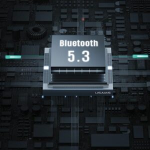 USAMS Bluetooth 5.3 Ausinės TWSX-Don Series Dual mic ENC belaidės juodos spalvos BHUXD01 - Image 4