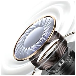 USAMS Bluetooth 5.3 Ausinės TWSX-Don Series Dual mic ENC belaidės baltos spalvos BHUXD02 - Image 4