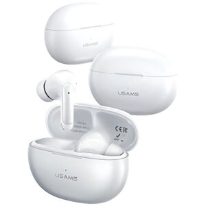 USAMS Bluetooth 5.3 Ausinės TWSX-Don Series Dual mic ENC Belaidės violetinės spalvos BHUXD04 - Image 2