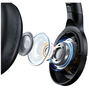 USAMS Bluetooth 5.3 Ausinės US-YH Series juodos spalvos TDLYEJYS01 (USAMS-YH21) - Image 6