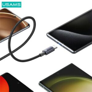 USAMS Kabelis USB-C į Lightning 30W 0.25mFast Charging steel/tarnish SJ679USB01 (US-SJ679) - Image 3