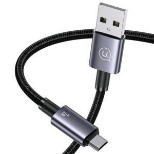 USAMS Kabelis USB į Micro-USB 2A 1.2mFast Charging steel/tarnish SJ668USB01 (US-SJ668) - Image 3